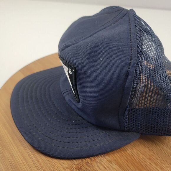 Vintage CAT Diesel Power Mesh Trucker Cap USA‎ Adjustable Blue Caterpillar Inc - Picture 2 of 12